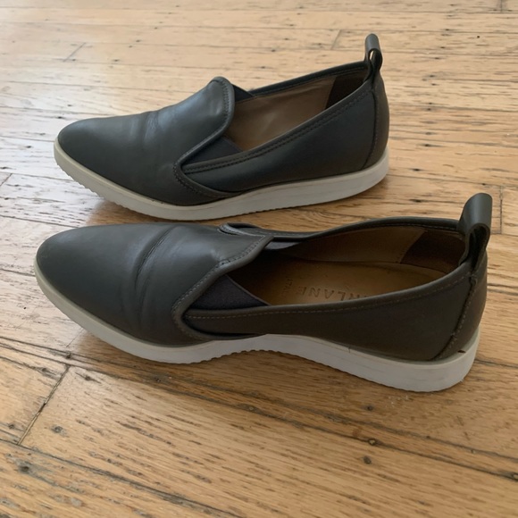 Everlane gray leather women’s size 6.5 The Street Shoe - Picture 6 of 13